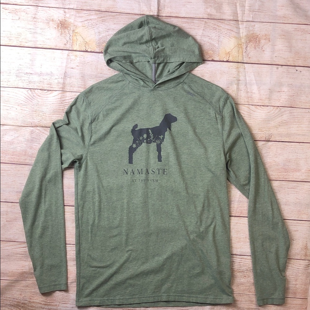tasc Green Namaste Dog‎ Hoodie